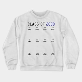 Class of 2030 Grow With Me Crewneck Sweatshirt